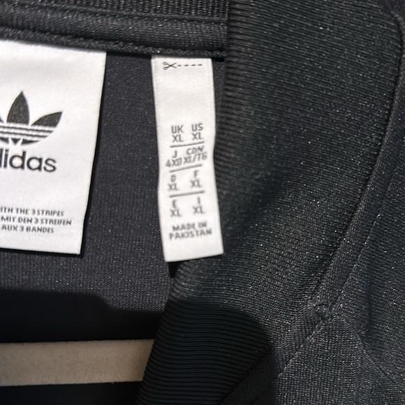 Rare, amazing Adidas track suit jacket with orange trim. 50th anniversary - Picture 2 of 3